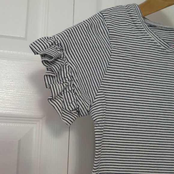 NEXT UK - Black & White stripe T-shirt - Picture 4 of 5